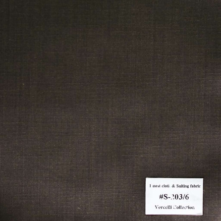 S-203/6 Vercelli V8 - Vải Suit 95% Wool - Tím Trơn